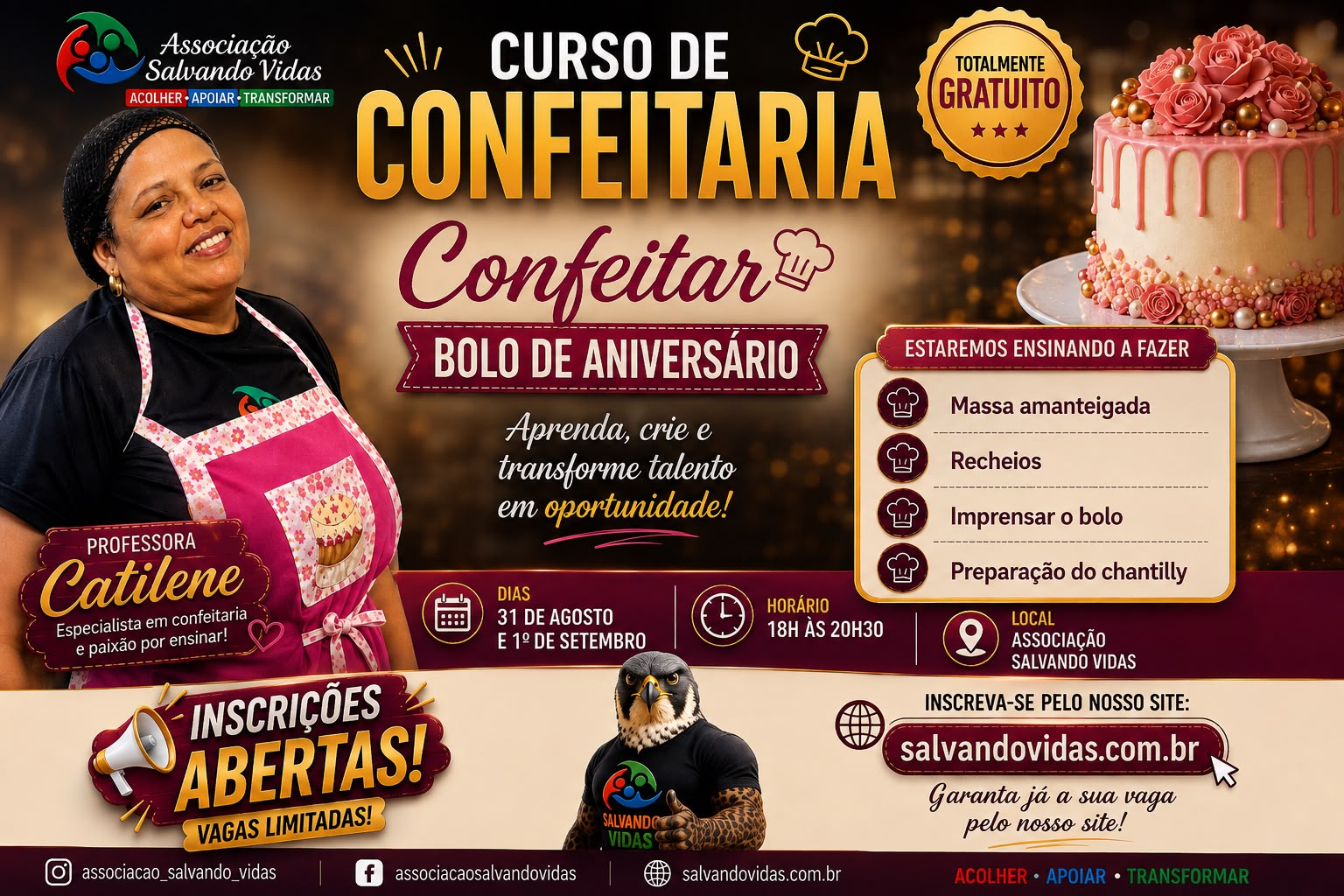 Curso de Confeitaria de Bolos